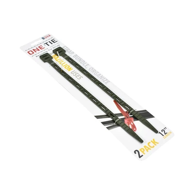 Gambar Onetie Set Tali Pengikat Reusable 30 cm 2 Pcs - Hijau