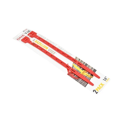 Gambar Onetie Set Tali Pengikat Reusable 35 cm 2 pcs - Merah