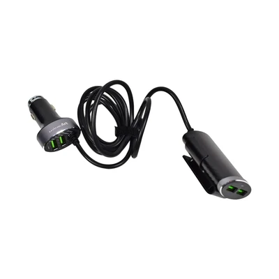 Gambar Wine Charger Mobil Multi Charge 4 Usb - Hitam