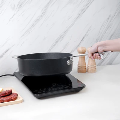 Gambar Scanpan Techniq Wajan Tumis Aluminium 30 cm - Hitam