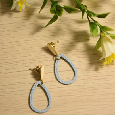 Gambar Ataru Anting Teardrop - Biru Muda