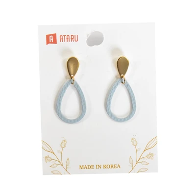 Gambar Ataru Anting Teardrop - Biru Muda