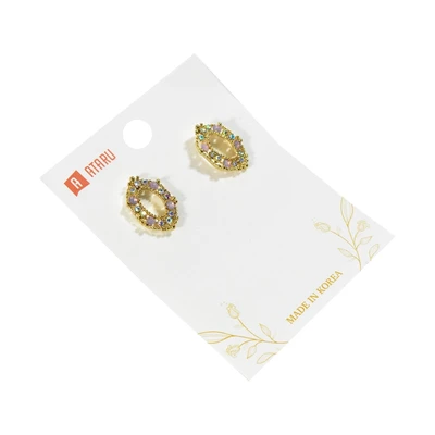 Gambar Ataru Anting Pearl Oval Stud