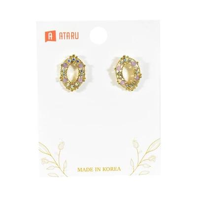 Gambar Ataru Anting Pearl Oval Stud