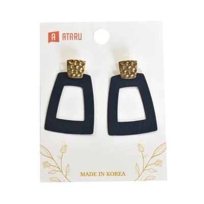 Gambar Ataru Anting Rectangle Drop - Biru