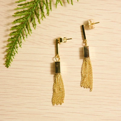 Gambar Ataru Anting Short Tassel - Gold