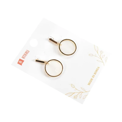 Gambar Ataru Anting Stud Geometric Circle