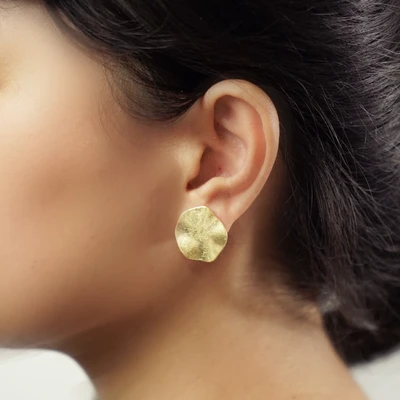 Gambar Ataru Anting Gold Plate Stud - Gold