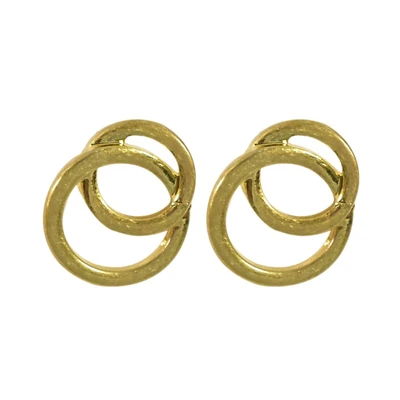 Gambar Ataru Anting Double Round Stud - Gold