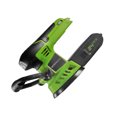 Gambar Greenworks Mesin Amplas Kayu Orbital 12.5 cm 24V