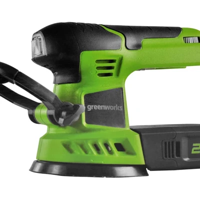 Gambar Greenworks Mesin Amplas Kayu Orbital 12.5 cm 24V