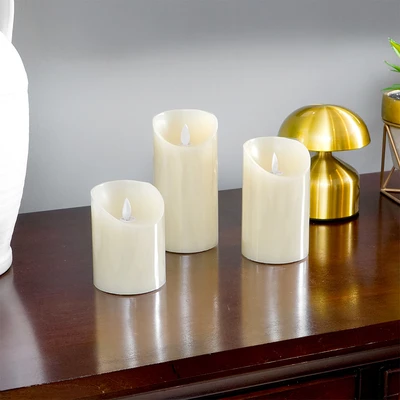 Gambar Informa Set Lilin Flameless LED 3 Pcs - Ivory