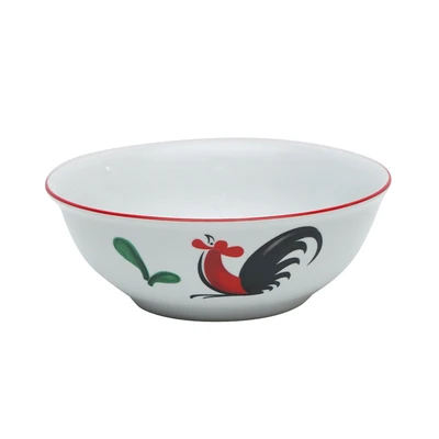 Gambar Kopin Porcelain 15.5 cm Mangkuk Saji Keramik Kukuruyuk - Putih