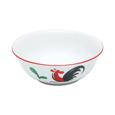 Gambar Kopin Porcelain 15.5 cm Mangkuk Saji Keramik Kukuruyuk - Putih