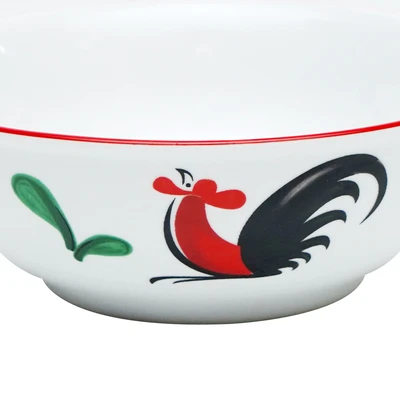 Gambar Kopin Porcelain 15.5 cm Mangkuk Saji Keramik Kukuruyuk - Putih