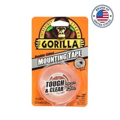 Gambar Gorilla Double Tape Tough & Clear 2.5 cm