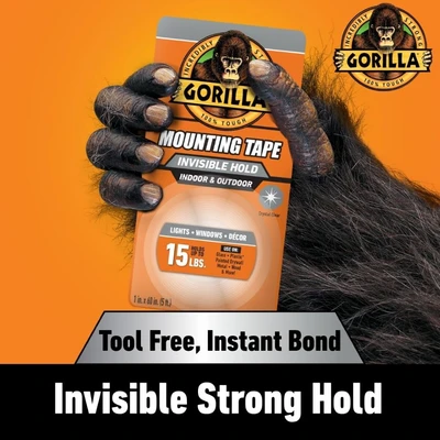 Gambar Gorilla Double Tape Tough & Clear 2.5 cm