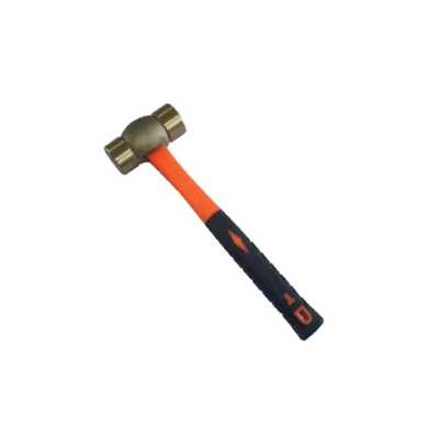 Gambar Krisbow Palu Kuningan Dengan Handle Fiberglass 400 Gr