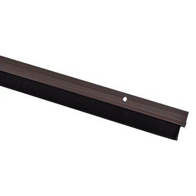 Gambar Krisbow Penutup Lubang Bawah Pintu Aluminium-Brush 91 cm - Cokelat