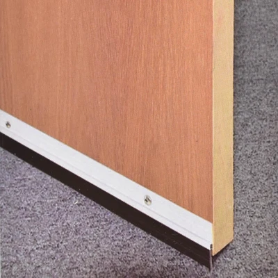Gambar Krisbow Penutup Lubang Bawah Pintu Aluminium-Karet 91 cm - Putih