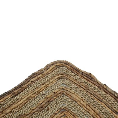 Gambar Pendopo Tatakan Piring Pelepah Pisang 35x45 cm - Cokelat