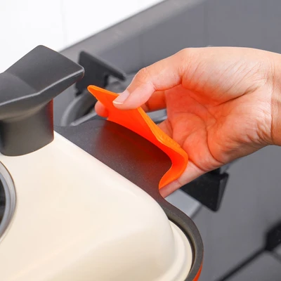 Gambar Cooking Color Hyeon Wajan Panggang Eco Steam - Orange/Hitam