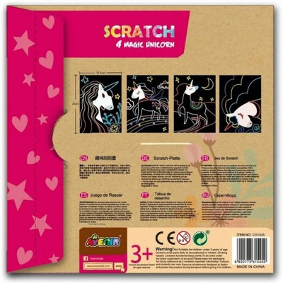 Gambar Avenir Set Scratch 4 Magic Unicorn Ch1545