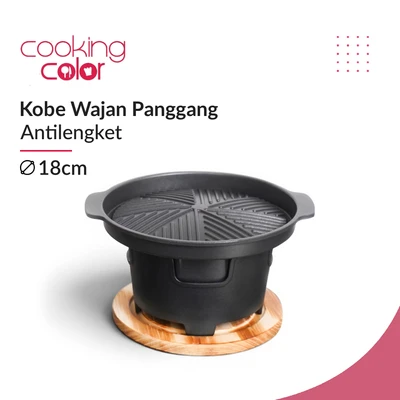 Gambar Cooking Color 18 cm Kobe Wajan Panggang