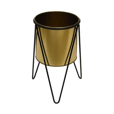 Gambar Informa Pot Tanaman Dengan Stand 19x28 cm - Gold