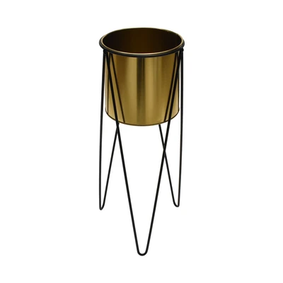 Gambar Informa Pot Tanaman Dengan Stand 19.5x45 cm - Gold