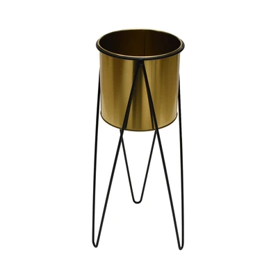 Gambar Informa Pot Tanaman Dengan Stand 19.5x45 cm - Gold