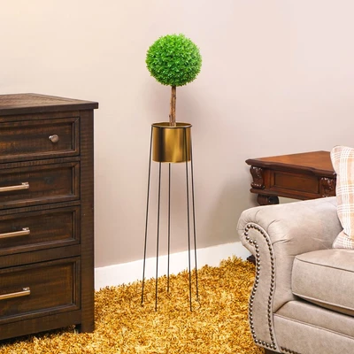 Gambar Informa Pot Tanaman Dengan Stand 29.5x91 cm - Gold