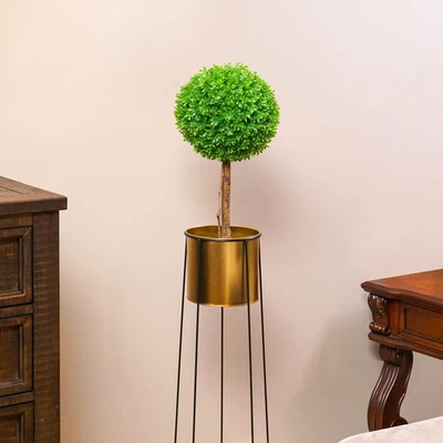 Gambar Informa Pot Tanaman Dengan Stand 29.5x91 cm - Gold