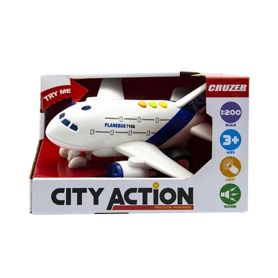 Gambar Cruzer 1:200 City Action Friction Airplane