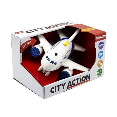 Gambar Cruzer 1:200 City Action Friction Airplane