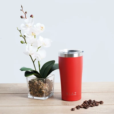 Gambar Klaz 600 Ml Mug Vacuum Flask - Merah