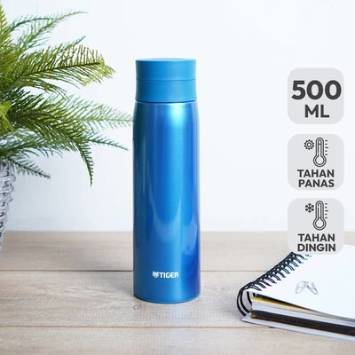 Tiger Mug Vacuum Flask Stainless Steel 500 Ml Biru