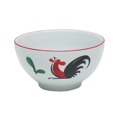 Gambar Kopin Porcelain 12.7 cm Mangkuk Saji Keramik Kukuruyuk - Putih