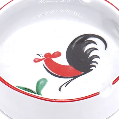 Gambar Kopin Porcelain Asbak Kukuruyuk Keramik - Putih