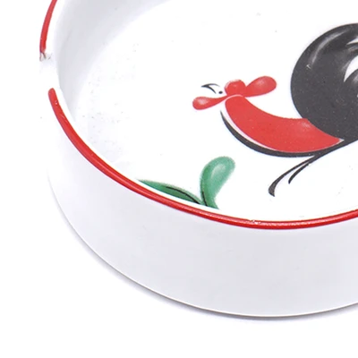Gambar Kopin Porcelain Asbak Kukuruyuk Keramik - Putih