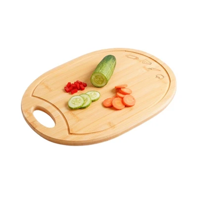 Gambar Cooking Color Mirai Talenan Bambu 40x30x1.5 cm - Cokelat