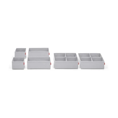 Gambar Rayen Set 6 Pcs Organizer Laci - Abu-abu