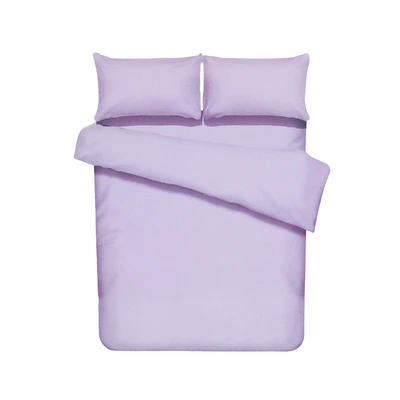 Gambar Selma 160x200 cm Set 5 Pcs Seprai Queen Microfiber - Ungu