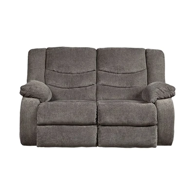 Gambar Ashley Tulen Sofa Recliner Fabric 2 Seater - Abu-abu