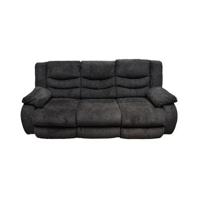 Gambar Ashley Tulen Sofa Recliner Fabric 3 Seater - Abu-abu