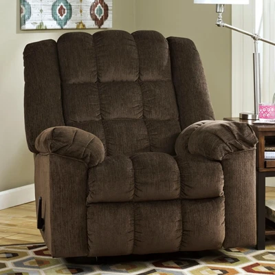 Gambar Ashley Ludden Sofa Recliner Fabric 1 Seater - Cokelat