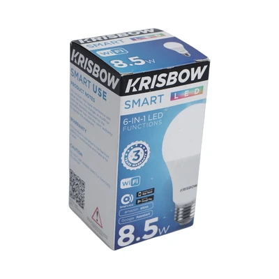 Gambar Krisbow Bohlam Smart Led Dimmable 8.5 Watt - Multi Color