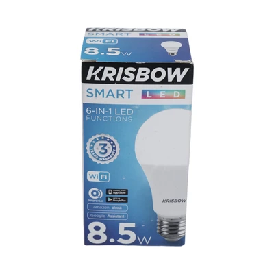 Gambar Krisbow Bohlam Smart Led Dimmable 8.5 Watt - Multi Color