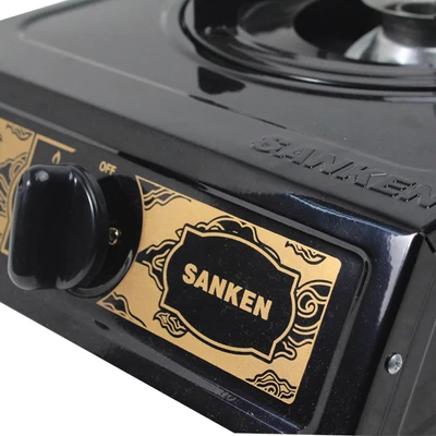 Gambar Sanken Kompor Gas 1 Tungku Sg-221t - Hitam