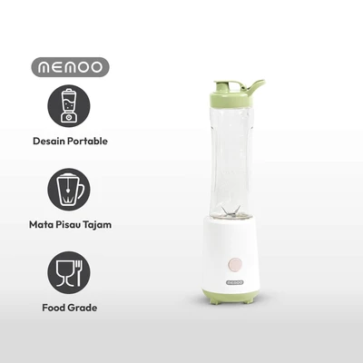 Gambar Memoo 600 Ml Blender Mini - Hijau